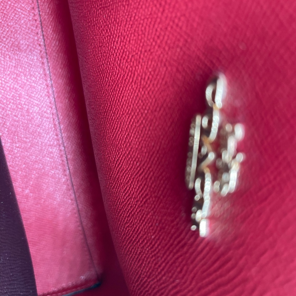 Coach Black and Red Shoulder Bag with Gold Hardware - Picture 9 of 12